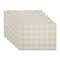 DII® Heavyweight Check Fringed Cotton Placemats, 6ct.